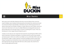 Tablet Screenshot of missduckin.com